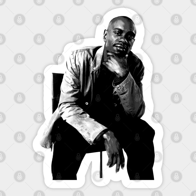 Dave Chappelle // Classic Vintage Style Sticker by idontwannawait